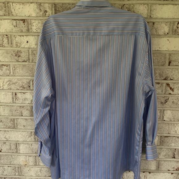 Statements Men's Button Down Dress Shirt Size 32/33 XL Neck Size 17 1/2 - Picture 4 of 4